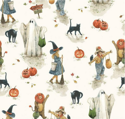 Trick or Treat Main Cream Yardage