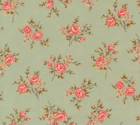 Collections Unity Rose Bouquet Florals Robins Egg Yardage