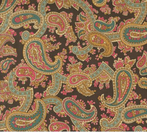 Collections Unity Paisley Chocolate Yardage