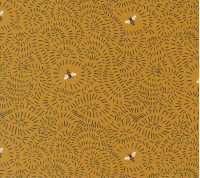 Bee Garden Twists and Turns Beeswax Yardage