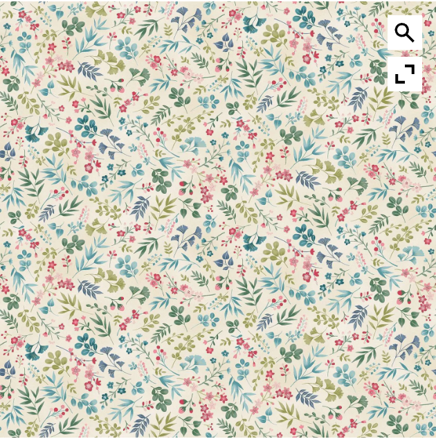 Kasumi Cherry Blossom Cream Yardage