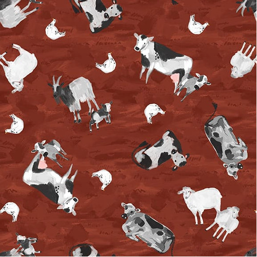 RISEWITHTHES 3751-88 Red Yardage