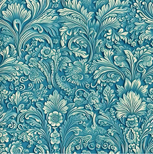 ALABASTERWIN 3854-77 Teal Yardage