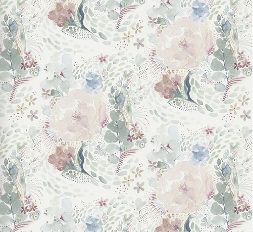 BRUSHSTROKES Among Flowers - Multi Yardage