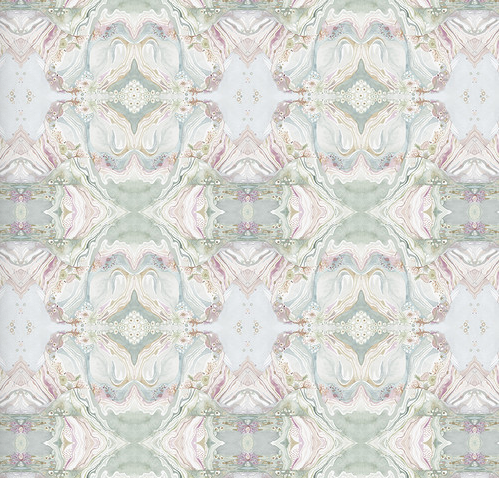 BRUSHSTROKES Underwater Reflections - Multi Yardage