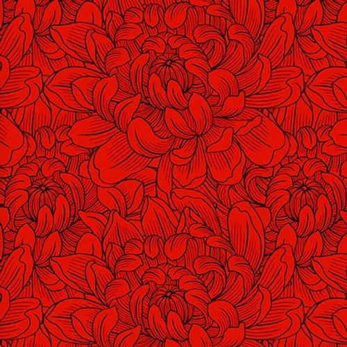 Scarlet Days & Nights 3299-88 Red Yardage