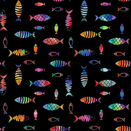 Instagram Famous 8063-99 Black Yardage