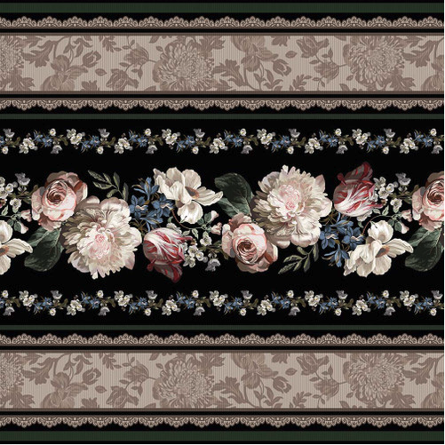 Art of Midnight 8133-93 Midnight/Taupe Yardage