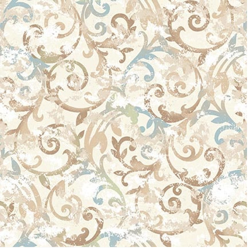 Garden Symphony 3422-44 Cream Yardage