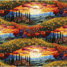 3CESTMAGNIFI 22925 Multi-Color Yardage