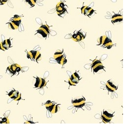 Meant to Bee LET IT BEE DDC11998-CREM-D yardage