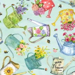 Meant to Bee WATERING CAN DDC12004-MINT-D yardage