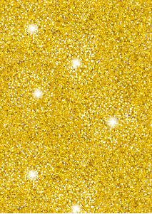 Disco! Gold Glitter with Gold Metallic Yardage