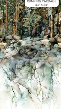 LONE WOLF TEAL MULTI DP27182-66 Fabric