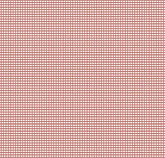 Micro Gingham Gingham Canyon Rose Fabric