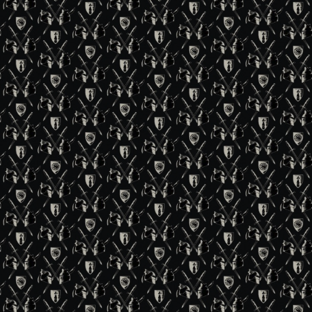Game of Thrones House of Rivals Black Fabric