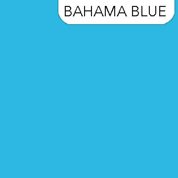 Colorworks Premium Solids Bahama Blue Fabric