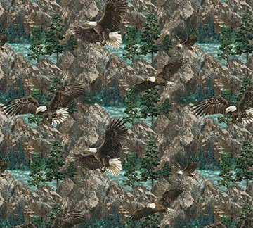 STONEHENGE EAGLE PASS BLUE MULTI DP27672-44 Fabric