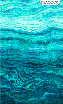 STONEHENGE OMBRE II PEACOCK DP27235-66 Fabric