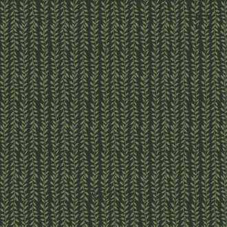 Morning Lilac Vines Green Fabric