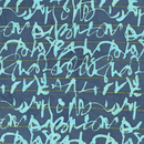 Stenographer's Notebook Script Waterfront Fabric
