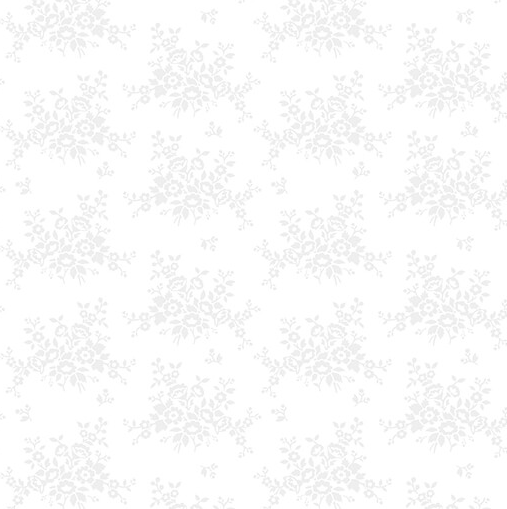 Classic Keepsakes Mini Floral Bouquet White 1465109B Fabric