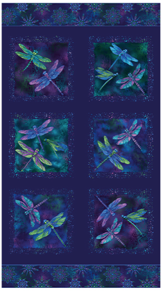 On Dragonfly Wings Panel Multi 16398P99