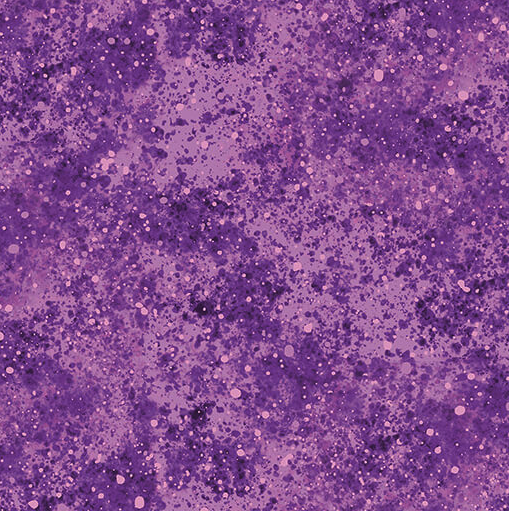 On Dragonfly Wings Spatter Texture Purple Fabric