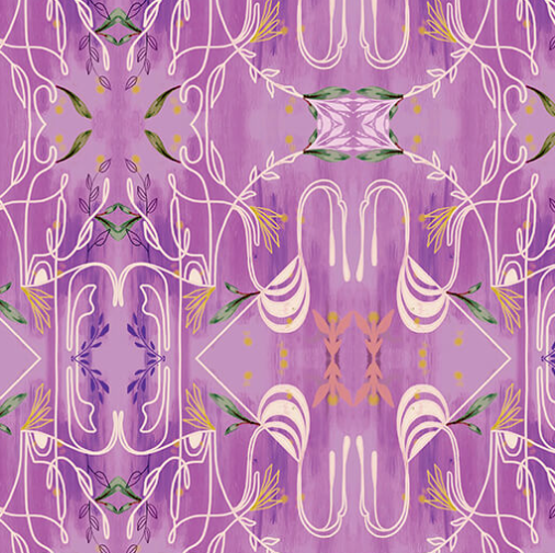 True Colors Modern Lace Amethyst 1648964B Fabric