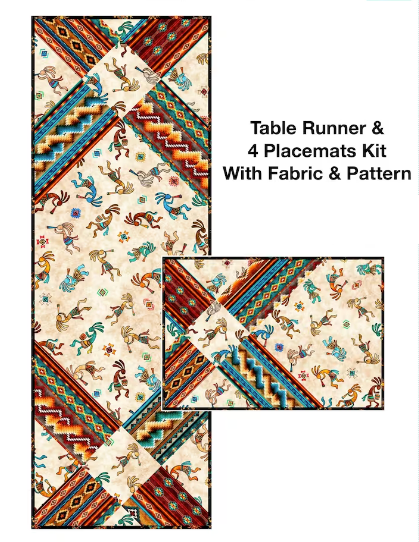 Table Crossings Runner + Placemats Kit