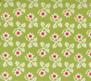 Buon Natale Woodcut Christmas Flowers Cedar Fabric