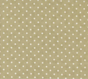 3 Sisters Meadow Greens Dots Sage Fabric