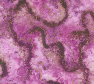Wanderlust Watercolor Off The Trail Blenders Amethyst Fabric