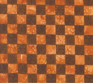 Wanderlust Watercolor Checks and Plaids Red Ochre Fabric