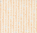 Agatha Road Alphabet Text and Words Strip Ghost Pumpkin Fabric