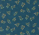 I Love Fall Most of All Leaves and Berries Blenders Harvest Night Fabric