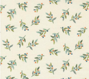 I Love Fall Most of All Leaves and Berries Blenders Warm White Fabric