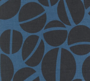 Urban Whisper Mochi Linen Geometrics Dots Denim Fabric