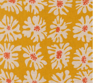 Urban Whisper Mochi Linen Bloom Florals Sunset Fabric