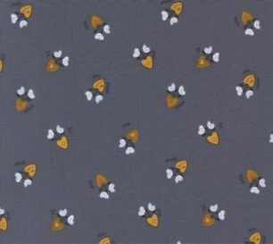 Sun Drenched Vintage Lockets Novelty Indigo Fabric