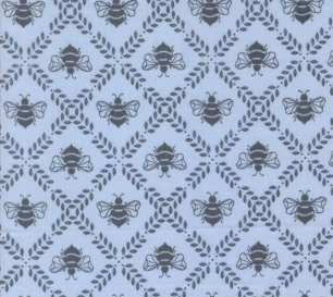 Sun Drenched Gathering Honey Novelty Bees Sky Fabric