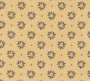 Wheatland Leaf Trio Blenders Wheat Fabric