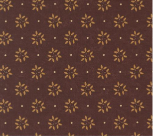 Wheatland Leaf Trio Blenders Mulberry Fabric