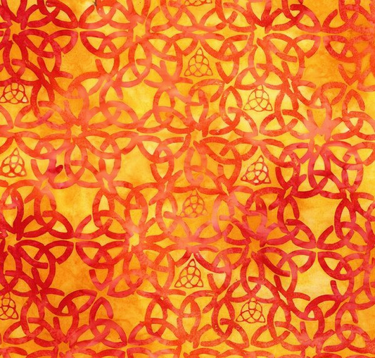 Batiks Hand Dyes A Touch of Celtic Apricot Fabric