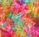 Batiks Hand Dyes A Touch of Celtic Rainbow Sherbet Fabric