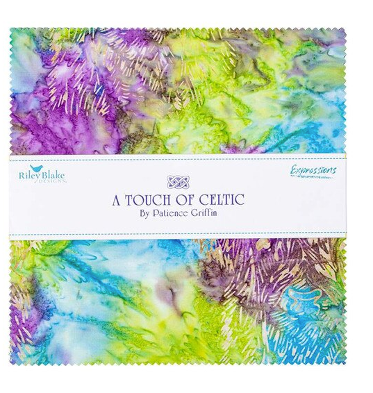 Expressions Batiks A Touch of Celtic 10" Stacker