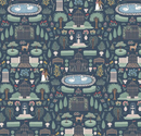 Emma Highbury Navy Fabric