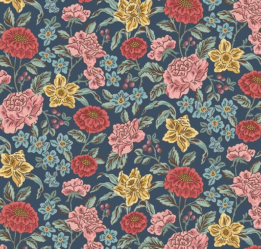 Emma Hartfield Navy Fabric