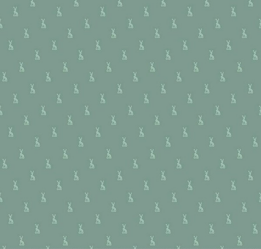 Emma Austen Family Crest Green Fabric