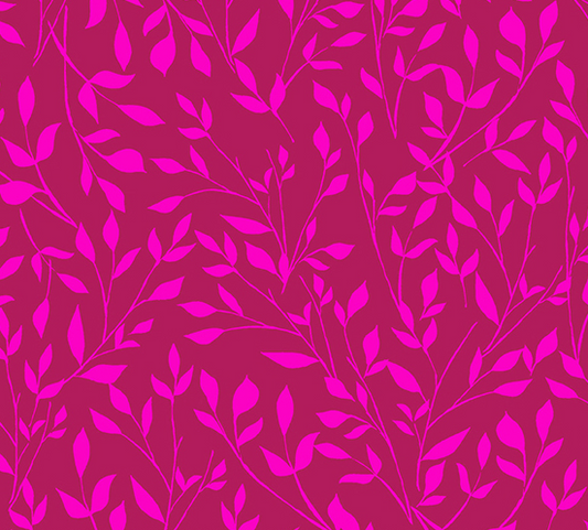 Color Me Pretty Meadow Magenta Fabric